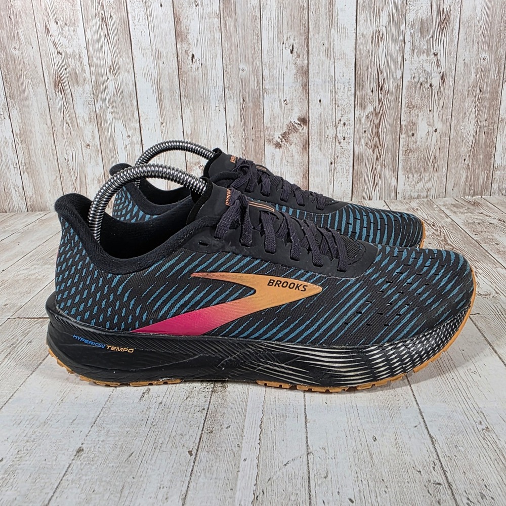 Brooks Hyperion Tempo Womens Running Shoes Black Teal Pink 1203281B426 Size 9